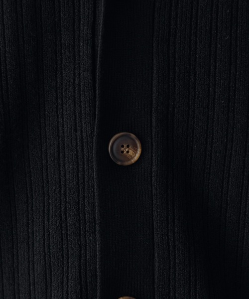 epnok（エプノック）の「リブニットルーズカーディガン【SET-UP】（カーディガン/ボレロ・メンズ・グレイッシュベージュ/ブラック/ダークブラウン・MEDIUM/LARGE）」の11枚目の写真