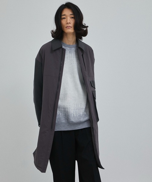 CITY TOKYO（シティトウキョウ）の「ハイブリッドパデッドコート（チェスターコート・メンズ・グレー/ブラック・3/2）」の7枚目の写真