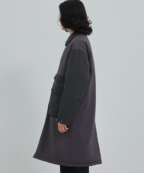 CITY TOKYO（シティトウキョウ）の「ハイブリッドパデッドコート（チェスターコート・メンズ・グレー/ブラック・3/2）」の11枚目の写真