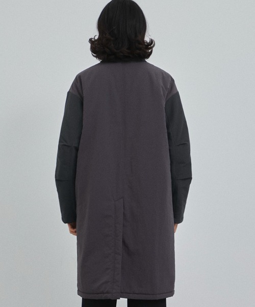 CITY TOKYO（シティトウキョウ）の「ハイブリッドパデッドコート（チェスターコート・メンズ・グレー/ブラック・3/2）」の12枚目の写真
