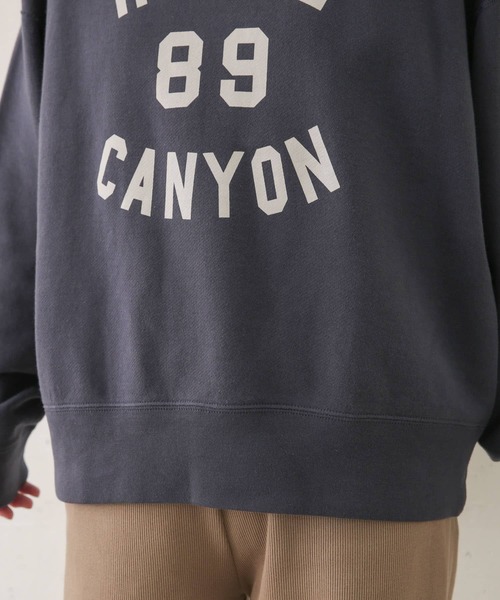 URBAN RESEARCH DOORS（アーバンリサーチドアーズ）の「プリントスウェットプルオーバー（スウェット・レディース・ライトグレー/ブルー/ボルドー・ONE）」の12枚目の写真