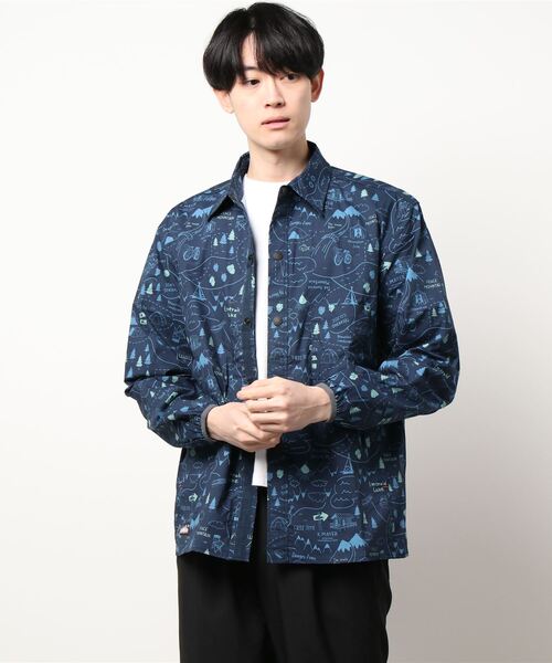 KRIFF MAYER（クリフメイヤー）の「ストレッチアクティブシャツJK（ナイロンジャケット・メンズ・ベージュ/カラフル/ブラック/その他5/ネイビー/サンドベージュ・MEDIUM/X-LARGE/SMALL/LARGE）」の5枚目の写真