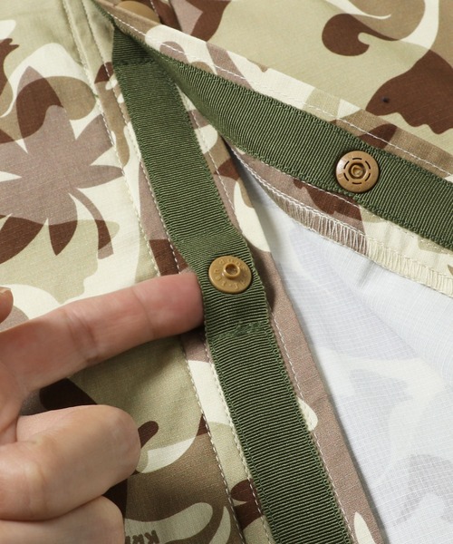 KRIFF MAYER（クリフメイヤー）の「ストレッチアクティブシャツJK（ナイロンジャケット・メンズ・ベージュ/カラフル/ブラック/その他5/ネイビー/サンドベージュ・MEDIUM/X-LARGE/SMALL/LARGE）」の15枚目の写真