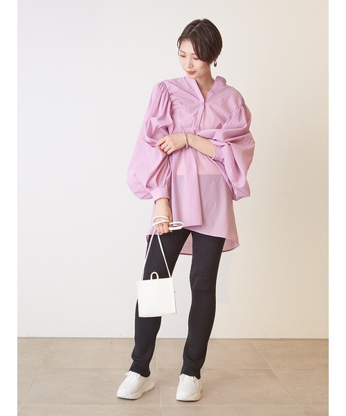 emmi（エミ）の「【emmi original】デザインステッチスニーカー（スニーカー・レディース・ホワイト・22.5cm/23cm/23.5cm/24cm/24.5cm/25cm）」の10枚目の写真