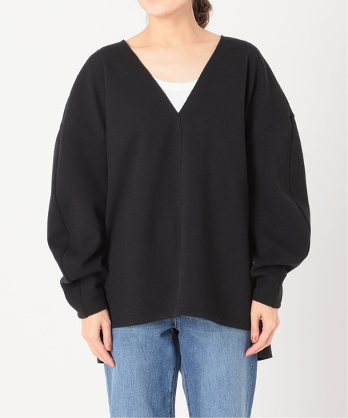 FRAMeWORK(フレームワーク)の「ブークレープルオーバー◆(Tシャツ/カットソー・レディース・ブラック/ホワイト系その他/ベージュ・FREE)」の19枚目の写真