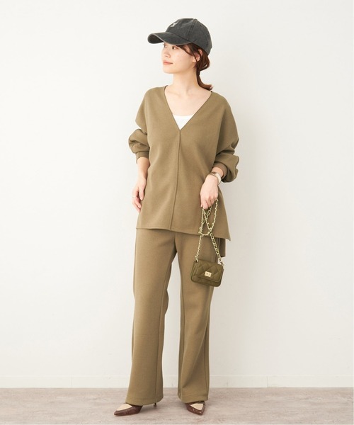 FRAMeWORK(フレームワーク)の「ブークレープルオーバー◆(Tシャツ/カットソー・レディース・ブラック/ホワイト系その他/ベージュ・FREE)」の15枚目の写真