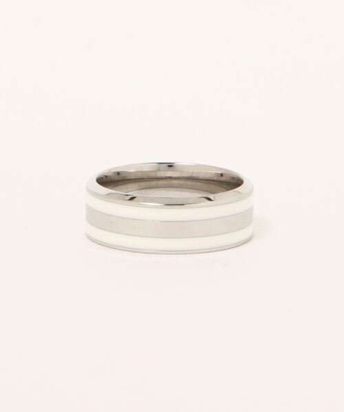 EMALIE RING SATIN WHITE シルバー（リング）｜Daniel