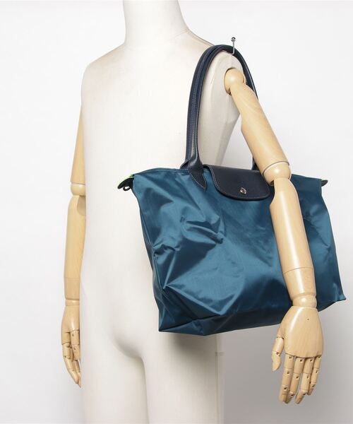 ECHELLE Liberte（エシェルリベルテ）の「LONGCHAMP LE PLIAGE GREEN L ロンシャン ル・プリアージュ グリーン ハンドバッグ（ハンドバッグ・レディース・ブルー/グリーン/レッド/ブラック・LARGE）」の16枚目の写真