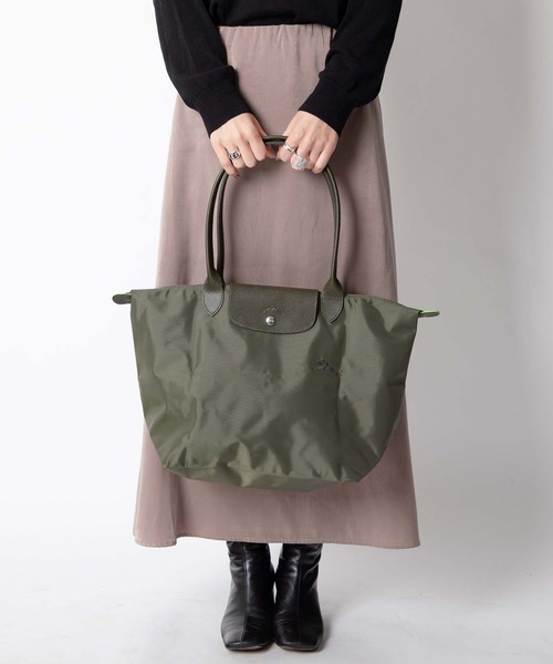 ECHELLE Liberte（エシェルリベルテ）の「LONGCHAMP LE PLIAGE GREEN L ロンシャン ル・プリアージュ グリーン ハンドバッグ（ハンドバッグ・レディース・ブルー/グリーン/レッド/ブラック・LARGE）」の8枚目の写真