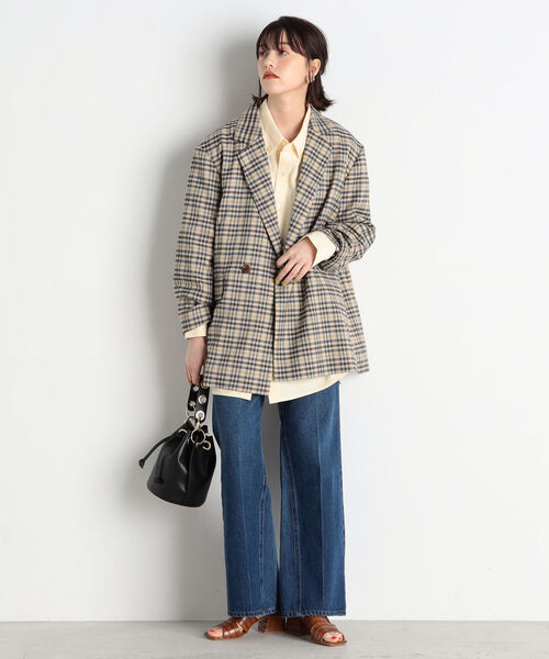 fredy repit(フレディレピ)の「センタープレス ストレートデニムパンツ(デニムパンツ・レディース・ライトブルー/ネイビー・38/36)」の21枚目の写真