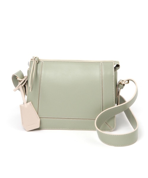 niko and...(ニコアンド)の「オリジナル切り替えお財布ショルダーバッグ(ショルダーバッグ・レディース・ブラック/オフホワイト/グリーン・0)」の3枚目の写真
