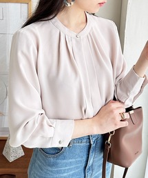 フロントタック2WAYブラウス