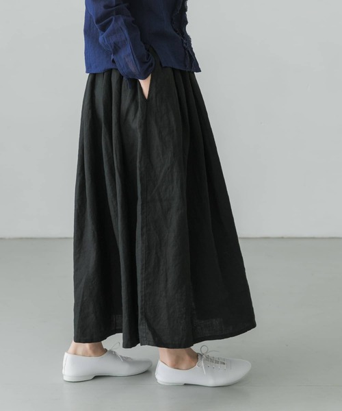 かぐれ（カグレ）の「リネンタックスカート（スカート）」 - WEAR