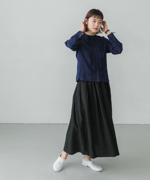 かぐれ（カグレ）の「リネンタックスカート（スカート）」 - WEAR