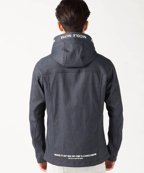 NICOLE CLUB FOR MEN（ニコルクラブフォーメン）の「ガムストレッチスタンドブルゾン（ブルゾン・メンズ・ホワイト系/ネイビー/ブラック・LARGE/MEDIUM/X-LARGE）」の8枚目の写真