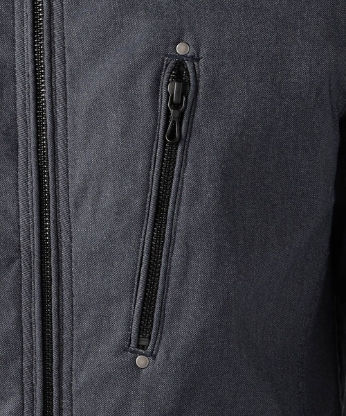 NICOLE CLUB FOR MEN（ニコルクラブフォーメン）の「ガムストレッチスタンドブルゾン（ブルゾン・メンズ・ホワイト系/ネイビー/ブラック・LARGE/MEDIUM/X-LARGE）」の9枚目の写真