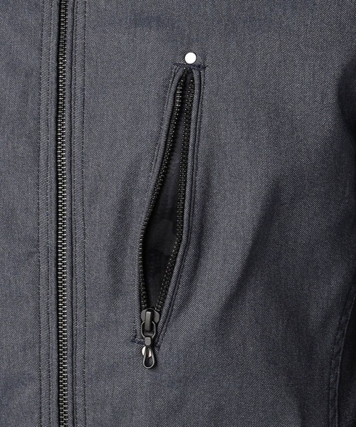 NICOLE CLUB FOR MEN（ニコルクラブフォーメン）の「ガムストレッチスタンドブルゾン（ブルゾン・メンズ・ホワイト系/ネイビー/ブラック・LARGE/MEDIUM/X-LARGE）」の18枚目の写真