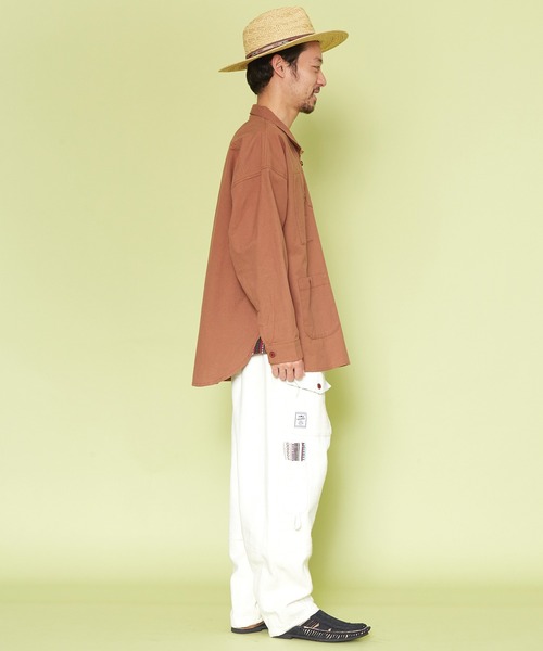 チャイハネ（チャイハネ）の「【チャイハネ】ネパールコットン パハルMEN'Sパンツ（その他パンツ・メンズ・ホワイト/ブラウン/ブルー・FREE）」の14枚目の写真