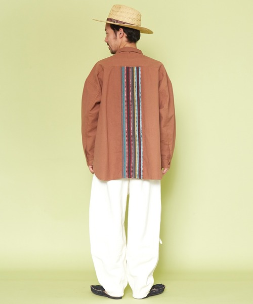 チャイハネ（チャイハネ）の「【チャイハネ】ネパールコットン パハルMEN'Sパンツ（その他パンツ・メンズ・ホワイト/ブラウン/ブルー・FREE）」の12枚目の写真
