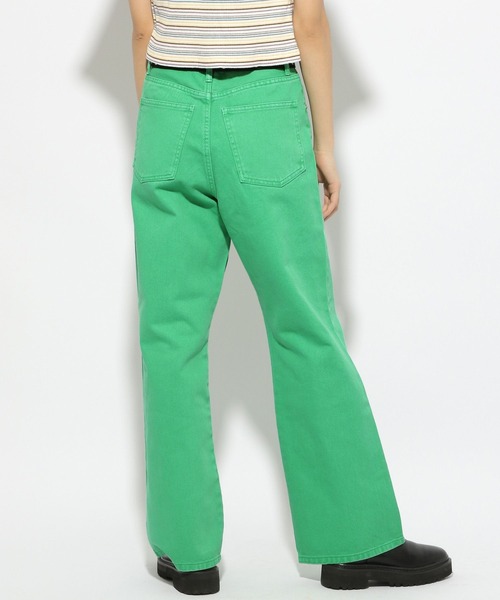 PBLIM（ページボーイリム）の「【PAGEBOYLIM】カラーデニム（デニムパンツ・レディース・ライトブルー/グリーン・MEDIUM/LARGE）」の6枚目の写真