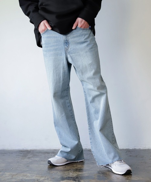 PBLIM（ページボーイリム）の「【PAGEBOYLIM】カラーデニム（デニムパンツ・レディース・ライトブルー/グリーン・MEDIUM/LARGE）」の11枚目の写真