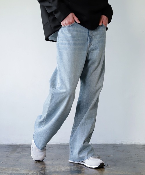 PBLIM（ページボーイリム）の「【PAGEBOYLIM】カラーデニム（デニムパンツ・レディース・ライトブルー/グリーン・MEDIUM/LARGE）」の12枚目の写真