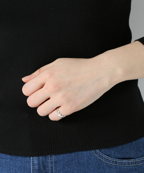 IENA（イエナ）の「【NINA&JULES/ニナ・エ・ジュール 】 CIRCLE MOTIF リング（リング・レディース・シルバー・5）」の8枚目の写真