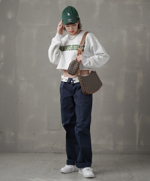 SPINNS（スピンズ）の「【2WAY仕様】ミニポーチ付き フェイクレザーモノグラムショルダーバッグ（ショルダーバッグ・レディース・ブラック/ベージュ/ブラウン・ONESIZE）」の15枚目の写真