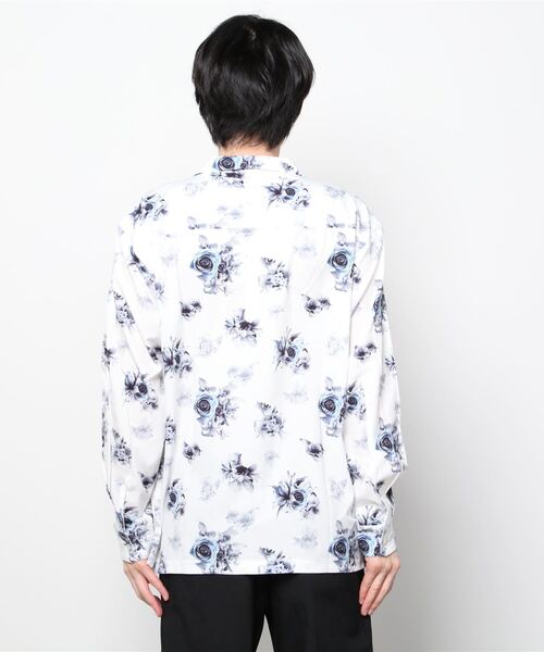 SITRY（シトリー）の「patterned all over Open Collar shirt/総柄 オープンカラーシャツ（シャツ/ブラウス・メンズ・ブラック/ベージュ/ブラック系その他2/ホワイト系その他/ホワイト系その他2/ブラック系その他3/ブラック系その他/ホワイト・M/L/XL）」の10枚目の写真