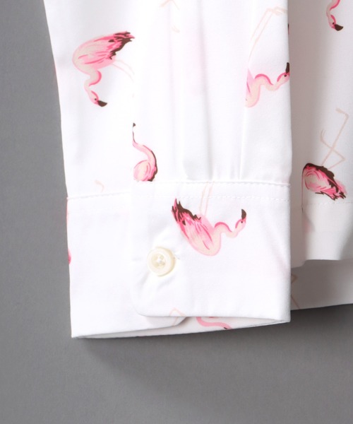 SITRY（シトリー）の「patterned all over Open Collar shirt/総柄 オープンカラーシャツ（シャツ/ブラウス・メンズ・ブラック/ベージュ/ブラック系その他2/ホワイト系その他/ホワイト系その他2/ブラック系その他3/ブラック系その他/ホワイト・M/L/XL）」の14枚目の写真