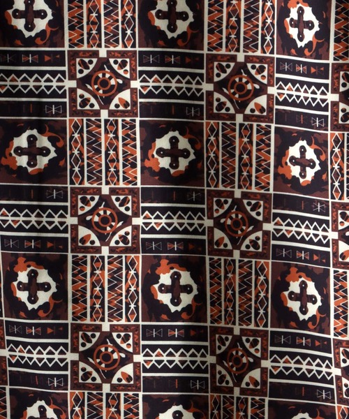 SITRY（シトリー）の「patterned all over Open Collar shirt/総柄 オープンカラーシャツ（シャツ/ブラウス・メンズ・ブラック/ベージュ/ブラック系その他2/ホワイト系その他/ホワイト系その他2/ブラック系その他3/ブラック系その他/ホワイト・M/L/XL）」の17枚目の写真