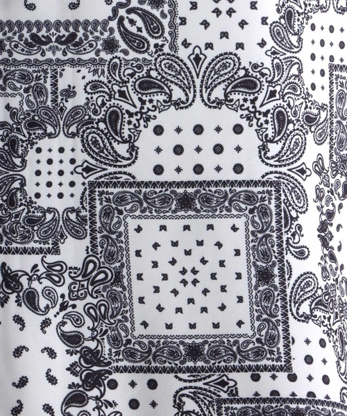 SITRY（シトリー）の「patterned all over Open Collar shirt/総柄 オープンカラーシャツ（シャツ/ブラウス・メンズ・ブラック/ベージュ/ブラック系その他2/ホワイト系その他/ホワイト系その他2/ブラック系その他3/ブラック系その他/ホワイト・M/L/XL）」の21枚目の写真