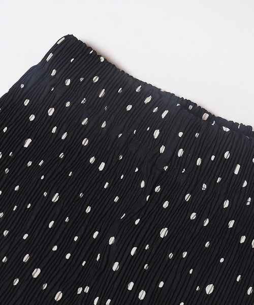 coca（coca）（コカ）の「キッズ 親子お揃い楊柳ドットパンツ（その他パンツ・キッズ・ブラック/パープル/グレイッシュベージュ/アイボリー・130/120/100/110/140/150）」の8枚目の写真