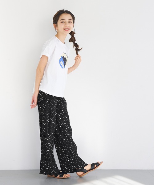 coca（coca）（コカ）の「キッズ 親子お揃い楊柳ドットパンツ（その他パンツ・キッズ・ブラック/パープル/グレイッシュベージュ/アイボリー・130/120/100/110/140/150）」の20枚目の写真