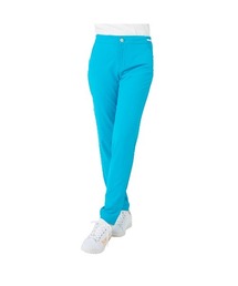 LOUDMOUTH/ラウドマウス ゴルフウェア ハイパーストレッチ ウエストロゴジャガード 吸汗速乾 UVカットテーパードパンツ