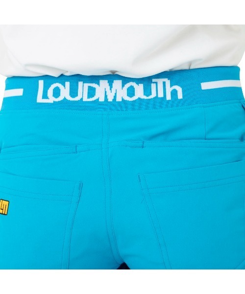 Loudmouth(ラウドマウス)の「LOUDMOUTH/ラウドマウス ゴルフウェア ハイパーストレッチ ウエストロゴジャガード 吸汗速乾 UVカットテーパードパンツ(その他パンツ・レディース・ブラック/ネイビー/オフホワイト/ピンク/ターコイズブルー・M/L)」の18枚目の写真