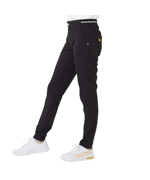 Loudmouth(ラウドマウス)の「LOUDMOUTH/ラウドマウス ゴルフウェア ハイパーストレッチ ウエストロゴジャガード 吸汗速乾 UVカットテーパードパンツ(その他パンツ・レディース・ブラック/ネイビー/オフホワイト/ピンク/ターコイズブルー・M/L)」の7枚目の写真