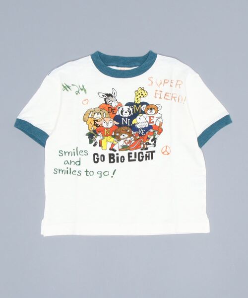 DENIM DUNGAREE（デニムダンガリー）の「天竺 GO BIG リンガー T