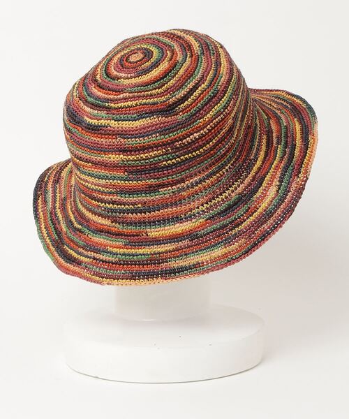 Ecua-Andino（エクアアンディーノ）の「■Ecua-Andino■HIPPIE STRAW HAT【UT15】（ハット・メンズ・ピンク/ブルー/その他・FREE）」の4枚目の写真