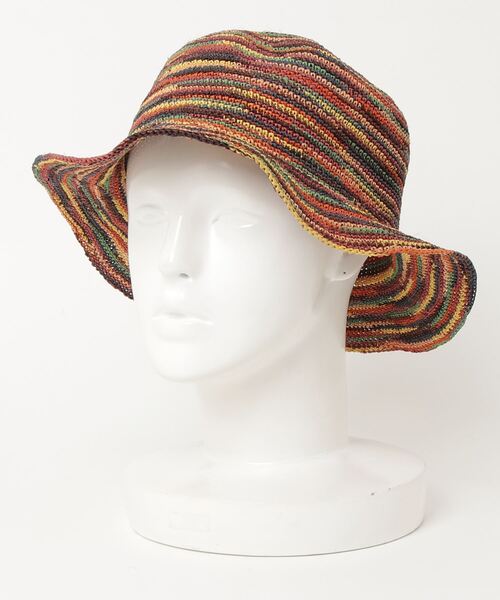 Ecua-Andino（エクアアンディーノ）の「■Ecua-Andino■HIPPIE STRAW HAT【UT15】（ハット・メンズ・ピンク/ブルー/その他・FREE）」の5枚目の写真