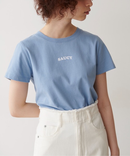 FREE'S MART（フリーズマート）の「◆フロッキーロゴコンパクトシャツ（Tシャツ/カットソー・レディース・ホワイト/ブラック/レッド/ブルー・FREE）」の3枚目の写真