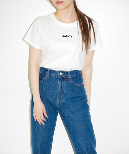 FREE'S MART（フリーズマート）の「◆フロッキーロゴコンパクトシャツ（Tシャツ/カットソー・レディース・ホワイト/ブラック/レッド/ブルー・FREE）」の12枚目の写真