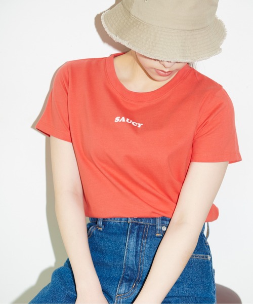 FREE'S MART（フリーズマート）の「◆フロッキーロゴコンパクトシャツ（Tシャツ/カットソー・レディース・ホワイト/ブラック/レッド/ブルー・FREE）」の10枚目の写真