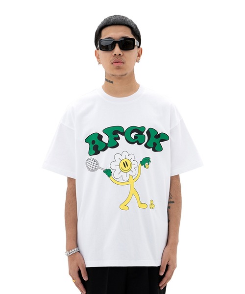 A FEW GOOD KIDS(ア フュー グッド キッズ)の「AFGK-38.SSTEE/アフューグッドキッズ 半袖Tシャツ(Tシャツ/カットソー・メンズ・ホワイト/イエロー・XL/L)」の21枚目の写真