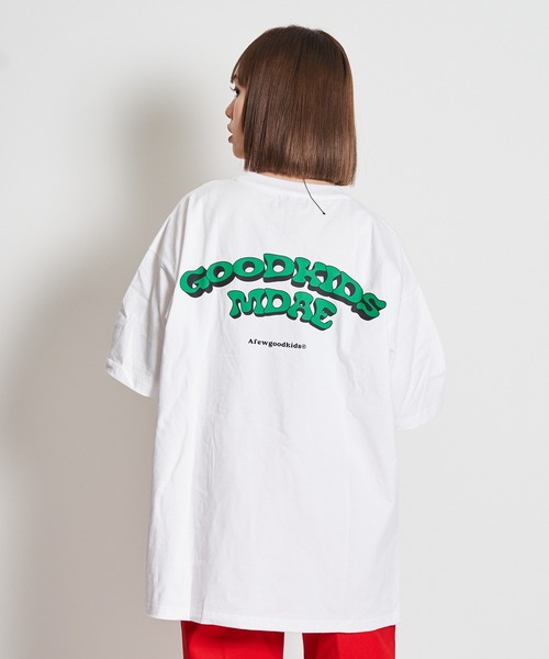 A FEW GOOD KIDS(ア フュー グッド キッズ)の「AFGK-38.SSTEE/アフューグッドキッズ 半袖Tシャツ(Tシャツ/カットソー・メンズ・ホワイト/イエロー・XL/L)」の4枚目の写真