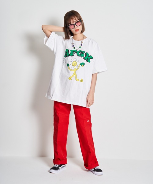 A FEW GOOD KIDS(ア フュー グッド キッズ)の「AFGK-38.SSTEE/アフューグッドキッズ 半袖Tシャツ(Tシャツ/カットソー・メンズ・ホワイト/イエロー・XL/L)」の7枚目の写真