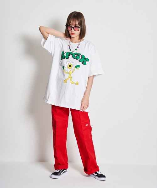 A FEW GOOD KIDS(ア フュー グッド キッズ)の「AFGK-38.SSTEE/アフューグッドキッズ 半袖Tシャツ(Tシャツ/カットソー・メンズ・ホワイト/イエロー・XL/L)」の8枚目の写真