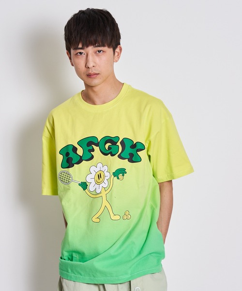 A FEW GOOD KIDS(ア フュー グッド キッズ)の「AFGK-38.SSTEE/アフューグッドキッズ 半袖Tシャツ(Tシャツ/カットソー・メンズ・ホワイト/イエロー・XL/L)」の13枚目の写真