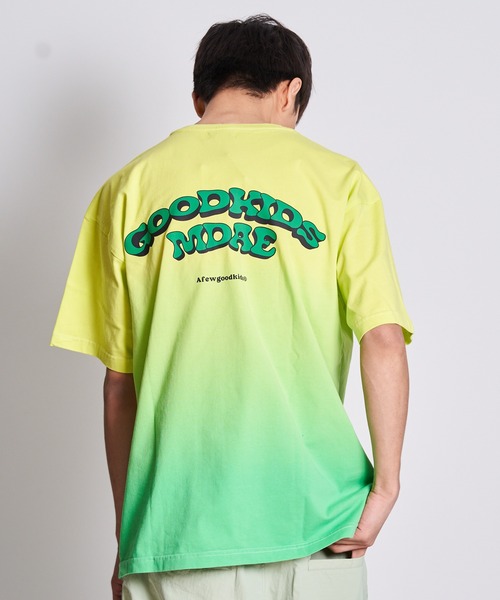 A FEW GOOD KIDS(ア フュー グッド キッズ)の「AFGK-38.SSTEE/アフューグッドキッズ 半袖Tシャツ(Tシャツ/カットソー・メンズ・ホワイト/イエロー・XL/L)」の15枚目の写真