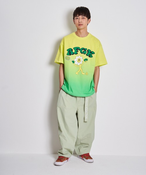 A FEW GOOD KIDS(ア フュー グッド キッズ)の「AFGK-38.SSTEE/アフューグッドキッズ 半袖Tシャツ(Tシャツ/カットソー・メンズ・ホワイト/イエロー・XL/L)」の16枚目の写真